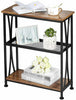 Vintage Industrial Table Small Stand Open Shelves Sofa End Rustic Hall Cabinet