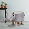 Animal Footstools Upholstered Ottoman Cushion Padded Seat Rest Stool Pouffe Gift