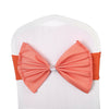 Ready Made Elasticity Stretch Chair Cover Bow Band Buckle Slider Sashes Decor