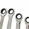 12 Ratchet Spanner Tool Set 8-19mm Ratcheting Wrench Spanners Garage Chrome Case
