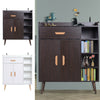 Side Cabinet Hallway Storage Unit Console Table Entrance Shelf Cupboard 2 color