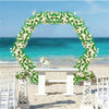 2.1M Metal Hexagon Flower Stand Hoop Centrepiece Wedding Birthday Xmas Party Dec
