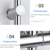 Adjustable Strong Chrome Shower Head Riser Rail Clamp Bracket Holder 19-25mm