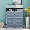 12 Cube DIY Closet Cabinet Cupbpard Shoe Storage Organizer Shoe Shelf Holder BN