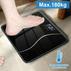 Electronic Bathroom Weight Digital Scales Body Measures Weighing Scale LCD Black