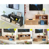 Modern 160cm TV Stand Unit Home Cabinet Media Storage Space Shelves w/ Drawers
