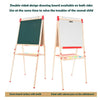 Kids Easel Wooden 2 in 1 Blackboard Whiteboard Childrens Drawing Art Chalk Board
