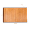 Bamboo Floor Mat 150 x 240cm Coffee Table Rug Floor Carpet W/ Non-Slip Backing