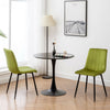 Velvet Dining Chairs 2pc Upholstered Chair Metal Legs Home Living Room Kitchen