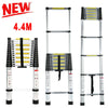 4.4M Heavy Duty Multi-Purpose Aluminium Telescopic Ladder Extendable Step UK