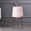 4X Dining Chairs Set Velvet Padded Seat Metal Legs Kitchen Chair Home Pink UK