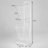 Laundry Hamper Cart Laundry 2/3 Basket Sorter Cart Trolley Hamper Bin Metal Wire