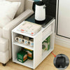 Shelf Bedside Coffee Table Wood Cabinet Storage Side Bedroom Chest Of Drawer *2