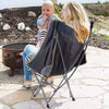 Folding Camping Chair Heavy Duty Outdoor Chair Seat Large Stool High Backrest