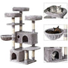 Large Cat Tree Activity Centre Multilevel Scratching Post Kitten Climbing Tower