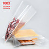 100 Vacuum Food Bags For Vacuum Sealer Storage Textured Pouches Embossed Vac