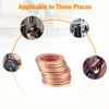 300 Pcs Solid Copper Car Engine Washers Crush Seal Flat Ring Gasket Kit M5-M16