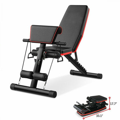 Weight Bench Flat Incline Decline Adjustable Bench Dumbbell Weight Lifting Bench