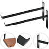 2Pcs Iron Shelf Brackets Industrial Rustic Wall Floating Shelves Supports 3 Size