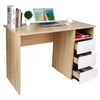 Computer Desk 4 Drawers Wooden PC Laptop Dressing Table Home Office Study