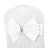 Ready Made Elasticity Stretch Chair Cover Bow Band Buckle Slider Sashes Decor