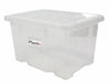 Quality Plastic Storage Boxes Clear Box With Lids Home Office Stackable UK Made