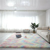 Soft Fluffy Hairy Carpet Bedroom Balcony Rectangular Rug Faux Fur Carpet Mat UK