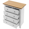 Modern Chest of Drawers Bedside Cabinet Wooden Storage Bedroom Furniture Home