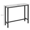 Tall Breakfast Bar Table Industrial Kitchen Dining Room Furniture Modern Style