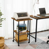 HOOBRO Mobile Printer Stand 3-Tier Printer Cart Projector Cart Industrial Style