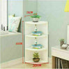 White 3 Tier Wall Mounted Corner Shelf/Shelves Display Dampproof Unit Bathroom