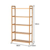 3/4/5 Tier Bookcase Shelving Unit Wood Bookshelf Free Standing Storage Display