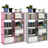 5 Tier Modern Book Shelves Storage Shelf Bookcase Display Unit Stand Organizer