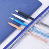 12pcs A4 Wallet Paper Zip Document Bag File Folder Archive Zipped Storage Pouch