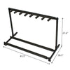7 Way Multi Guitar Rack Padded Holder Stand Electric Acoustic Bass Guitar