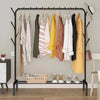 Heavy Duty Metal Rail Clothes Garment Hanging Rack Shelf Display Stand UK