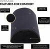 Ergonomic Memory Foam Foot Rest Under Desk Home Office Cushion Pillow Black