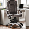 Cushioned Computer Gaming Desk Office Chair Executive Swivel Leather Home Desk