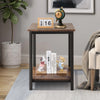 Small Bedside Table Cabinet Side End Table Nightstand Storage Organizer Stand