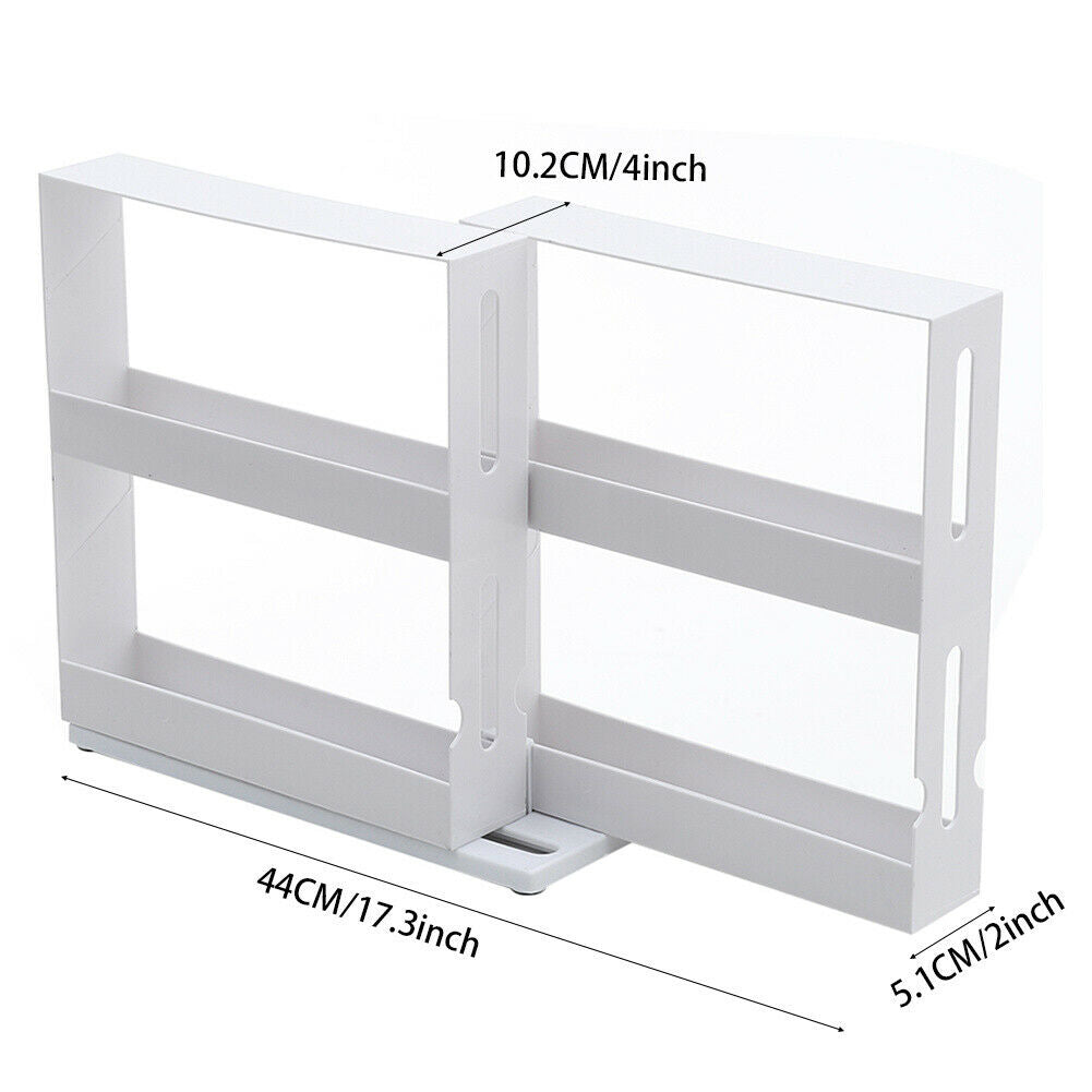 Rotating Spice Herb Jar Holder Rack Kitchen Corner Storage Organizer Multi-Use