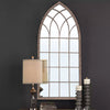 Wall Mirror Mount Decorative Long Hanging Arched Window Style Frame Decor Mirror