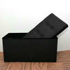 Double Large Ottoman Folding Storage Foot Stool Box Toy Seat Pouffe 76*38*38Cm