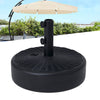 45cm Garden Umbrella Stand 17L Fillable Outdoor Parasol Base for Sand or Water