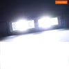 2Pcs 6 Inch 48W LED Work Lights Bar Flood Fog Lamp Offroad Driving Truck SUV ATV