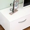 160cm/66'' Wooden TV Cabinet w/ High Gloss Doors Matt Body Living Room Furniture