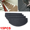 15x Stair Tread Carpet Mats Step Staircase Non Slip Protection Cover Pads UK