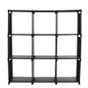 9-Cube DIY Storage Shelves Open Bookshelf Closet for Family Study Organiser Rack