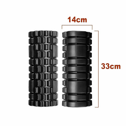 High Density Yoga Pilates Leg Muscle Gym Sports Exercise Hollow EVA Foam Roller