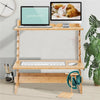 Adjustable Standing Desk Home Office Stand Up Laptop Keyboard Shelf Riser Desk