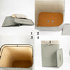 Bamboo Laundry Basket Clothes Storage Bag Sorter With Lid